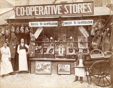 5. Co-operative Stores staff wearing aprons with frayed hems  | ©  London Co-operative Society Archive, Bishopsgate Institute