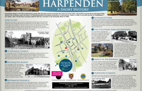 Harpenden History on Leyton Green