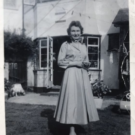 Irene Walker in 1957 at their final home at 45 Station Road | Marcus Field