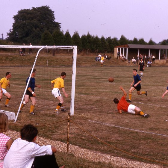 Football match in Rothamsted Park - 5 Sep 1964 | Cat no LHS digitised slides 103