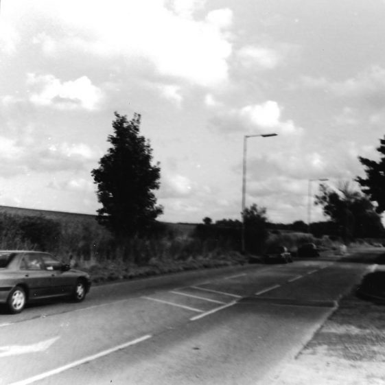 36. Bedfordshire-Hertfordshire border, looking SE, from Kennel Lane junction | LHS archives - L Casey, 1980s