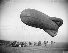Caquot kite balloon of the type used as barrage balloons in WWII | Wikipedia
