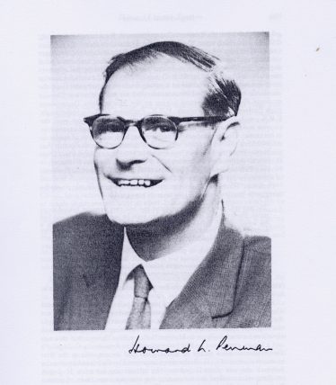 Howard Penman in mid-career | Royal Society Obituaries