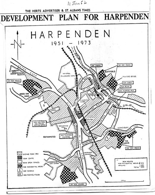 Development Plan for Harpenden 1952