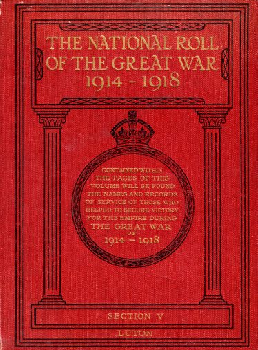 National Roll of Honour 1914-18