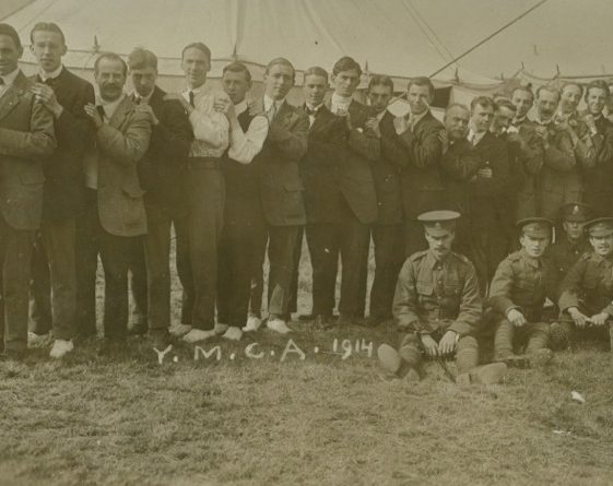 27.  7th Battalion, YMCA volunteers, possibly in Harpenden, 1914 | Michael Briggs - SF12-MB